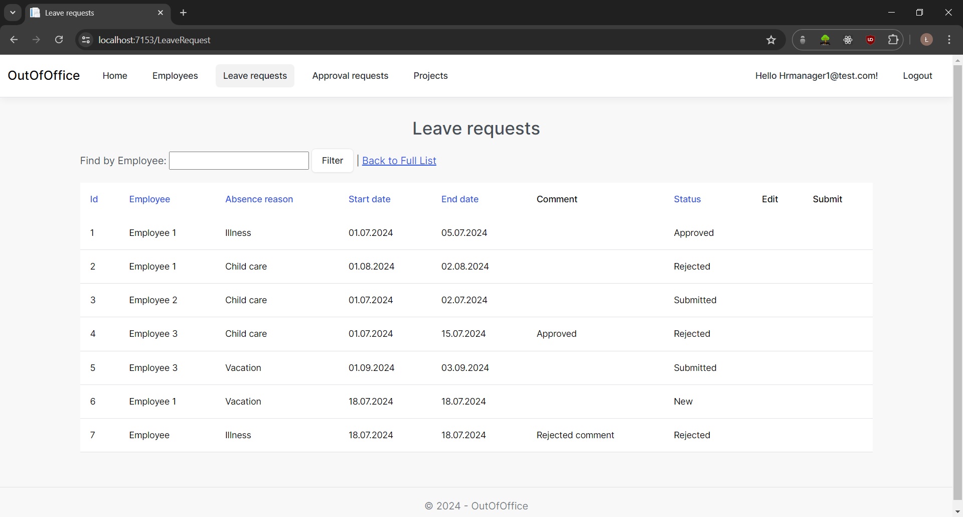 OufOfOfficeLeaveRequests